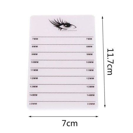 Palette Acrilico, supporto per extension ciglia, 7-15mm