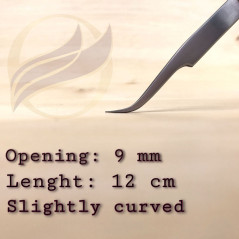 Pinzette no.7 Curved Tweezer Shahbaz & Sons, Precisione Eccellente, Per extension ciglia volume