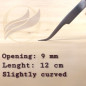 Pinzette no.7 Curved Tweezer Shahbaz & Sons, Precisione Eccellente, Per extension ciglia volume