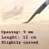 Pinzette no.7 Curved Tweezer Shahbaz & Sons, Precisione Eccellente, Per extension ciglia volume