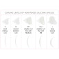 Silicone Eyelash Perm Pad, Eyelash Extension Curler - set 5 pairs