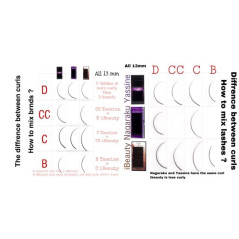 0.10 C iBeauty, Premium Individual Mink Eyelash Extension