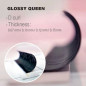 0.07 D Glossy Queen, extensii gene one by one, negru intens, usor lucios, 12 linii 0.07 D Glossy Queen, extensii gene one by one, negru intens, usor lucios, 12 linii