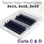 Ombre Mov 11-13 volum usor, extensii gene Blossom Easy Fan Flower Ombre Mov 11-13 volum usor, extensii gene Blossom Easy Fan Flower