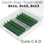 0.07 Easy Fan lashes, Volum, Blossom flower - Verde 0.07 Easy Fan lashes, Volum, Blossom flower - Verde
