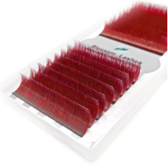 Extension ciglia Blossom, rosso, 0.07, per volume