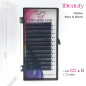 Extension ciglia Ombre iBeauty, nero-Blu, 0.10 Extension ciglia Ombre iBeauty, nero-Blu, 0.10