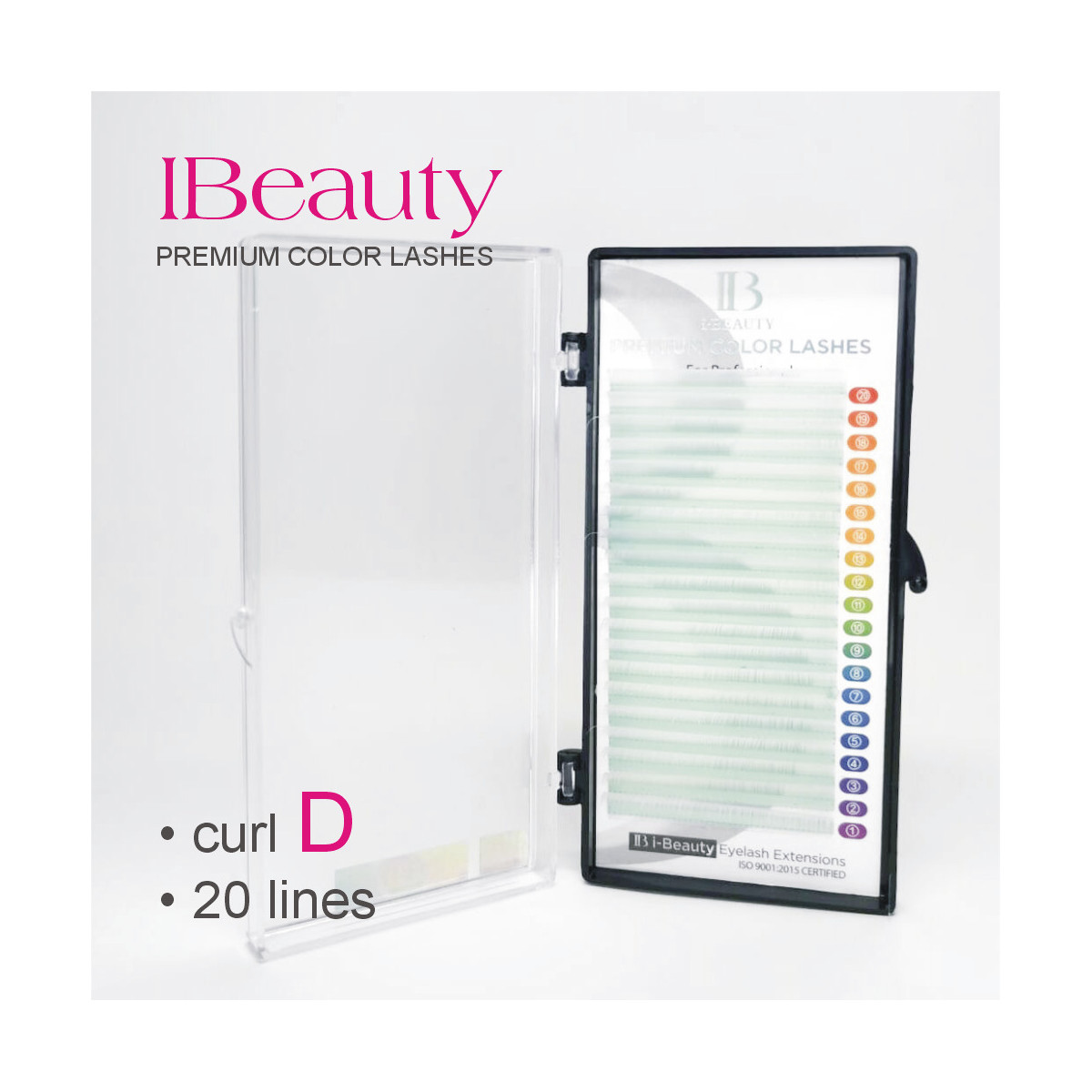 D 0.10 white - Eyelash extension iBeauty
