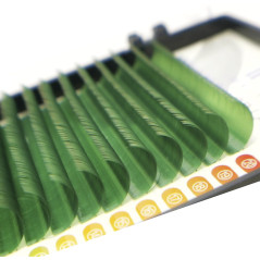 D 0.10 dark green - Eyelash extension iBeauty