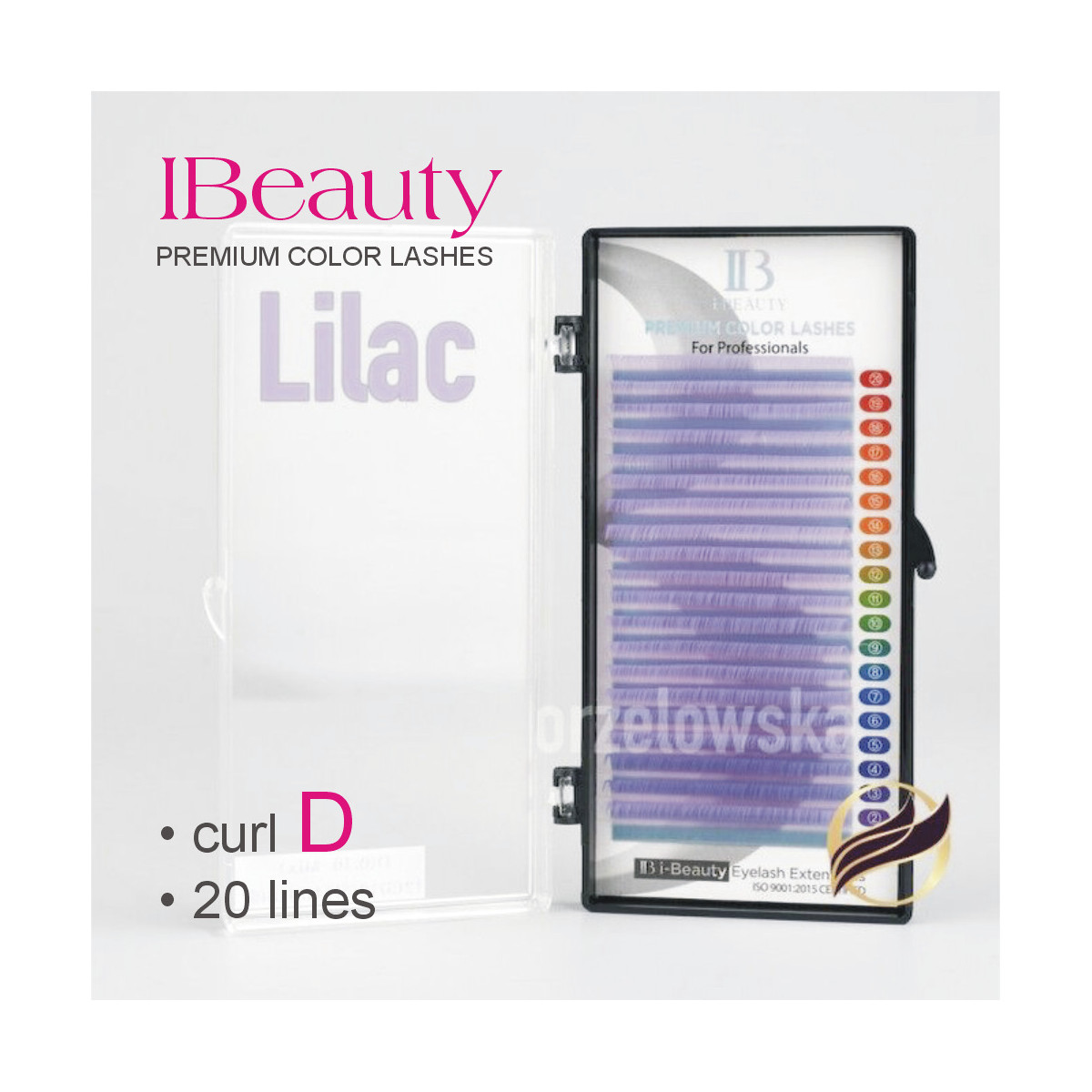 D 0.10 lilla - Extension ciglia iBeauty