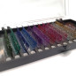 Eyelashes with glitter mix colors iBeauty, Premium Glitter, 0.15mm Eyelashes with glitter mix colors iBeauty, Premium Glitter, 0.15mm