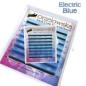 CC 0.07 Mix 7-14 mm Color Lashes, Electric Blue, eyelash extensions, tray with 8 lines ,  Orzelowska