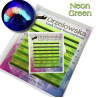 CC 0.07 Mix 7-14 mm Color Lashes, Neon Green, eyelash extensions, tray with 8 lines , Orzelowska