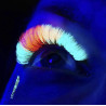 CC 0.07 Mix 7-14 mm Color Lashes, Neon Green, eyelash extensions, tray with 8 lines , Orzelowska