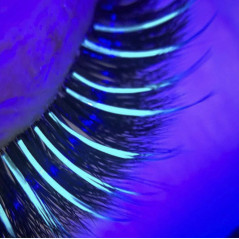 CC 0.07 Mix 7-14 mm Color Lashes, Neon Green, eyelash extensions, tray with 8 lines , Orzelowska