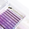 CC 0.07 Color Lashes, Lilac - Light Violet, eyelash extensions, tray with 8 lines, Orzelowska