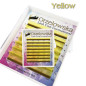 CC 0.07 Color Lashes, Yellow, eyelash extensions, tray with 8 lines, Orzelowska CC 0.07 Color Lashes, Yellow, eyelash extensions, tray with 8 lines, Orzelowska