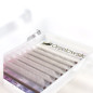 CC 0.07 Color Lashes, White-Silver, eyelash extensions, tray with 8 lines, Orzelowska CC 0.07 Color Lashes, White-Silver, eyelash extensions, tray with 8 lines, Orzelowska