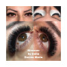 0.12 D Easy fan flower - Blossom eyelash extensions