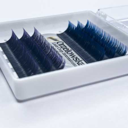 0.07 Ciglia Easy Fan, mix 11-13, Volume, Blossom Ombre - Blu e Viola