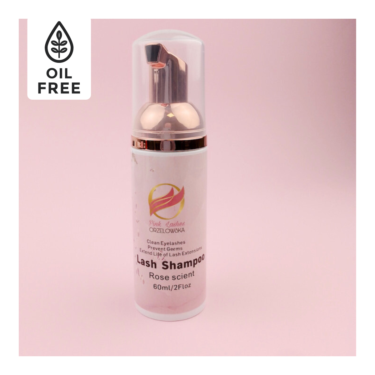 Schiuma Antiallergica 60 ml / flacone, per extensione ciglia