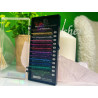 Eyelashes with glitter mix colors iBeauty, Premium Glitter, 0.15mm