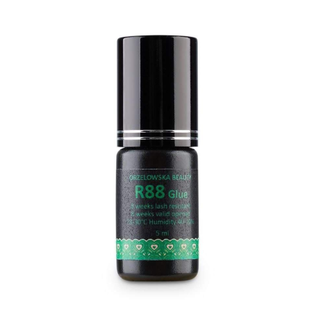 Adesivo R88 Verde, asciugatura 1-2 sec, resistenza 8 settimane, extension ciglia volume colla