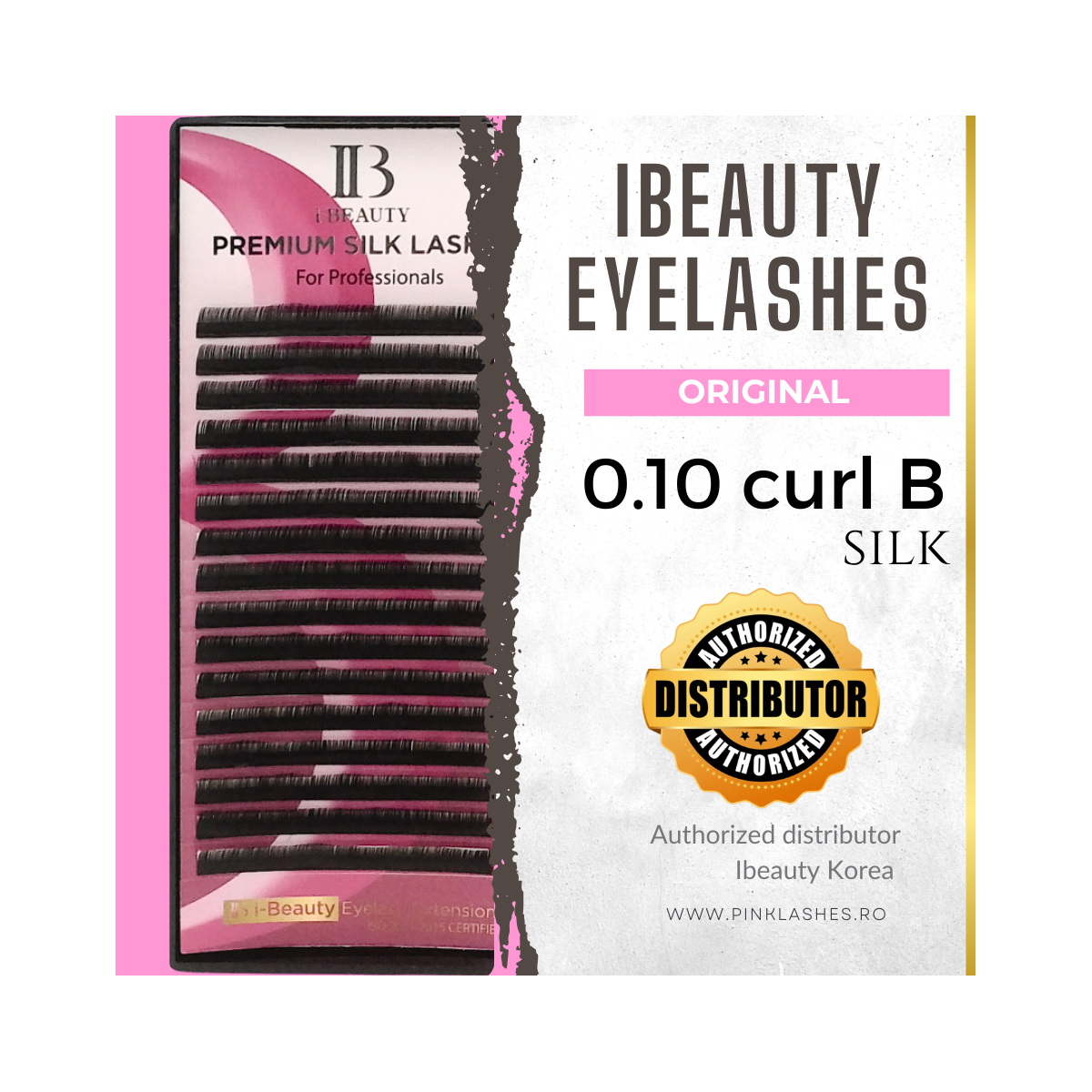 0.10 B curl - iBeauty, Premium Individual Silk Eyelash Extension