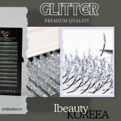 Ibeauty silver glitter iBeauty, Premium Glitter, 0.18mm