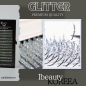 Ibeauty silver glitter iBeauty, Premium Glitter, 0.18mm
