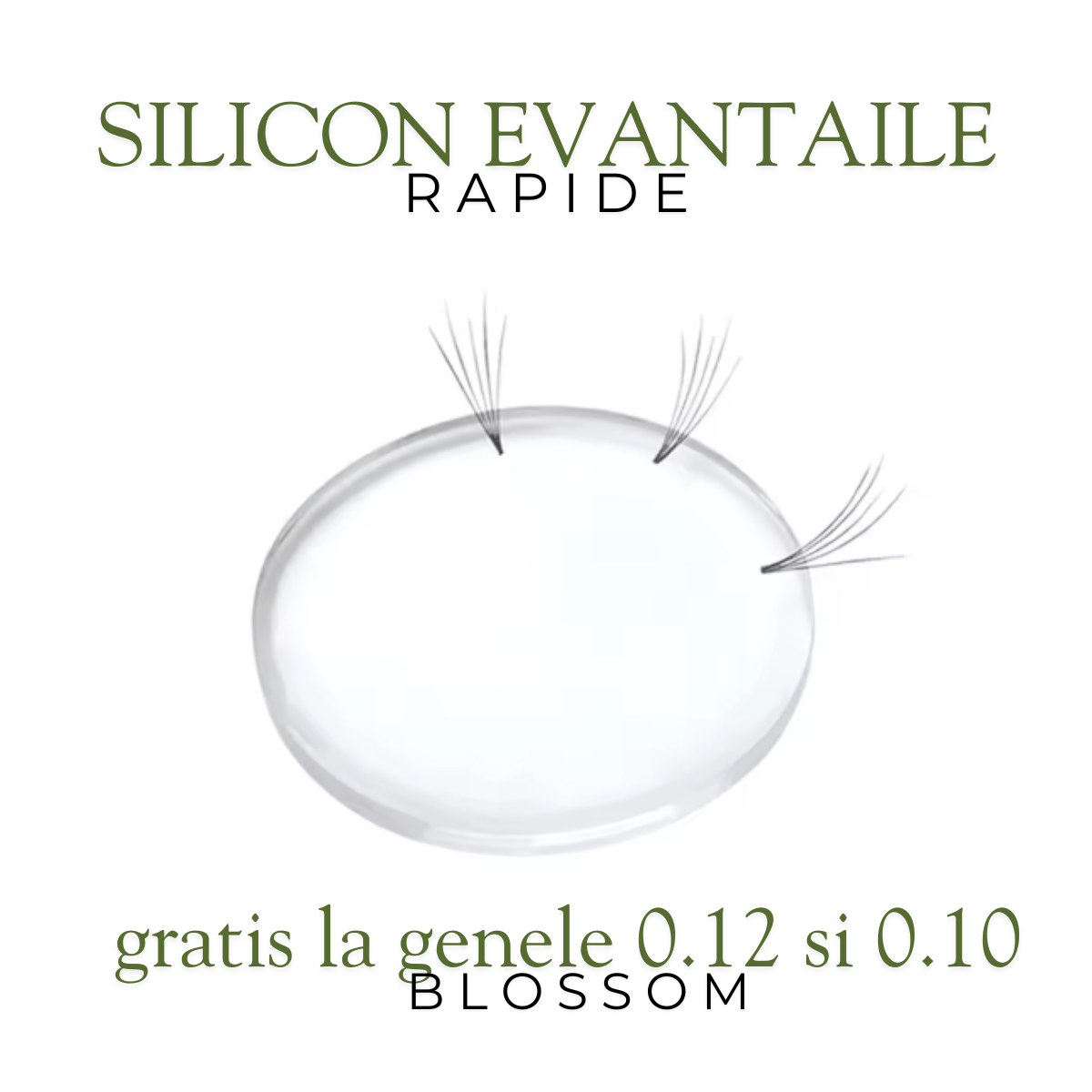 Silicon pad - for making eyelash fans