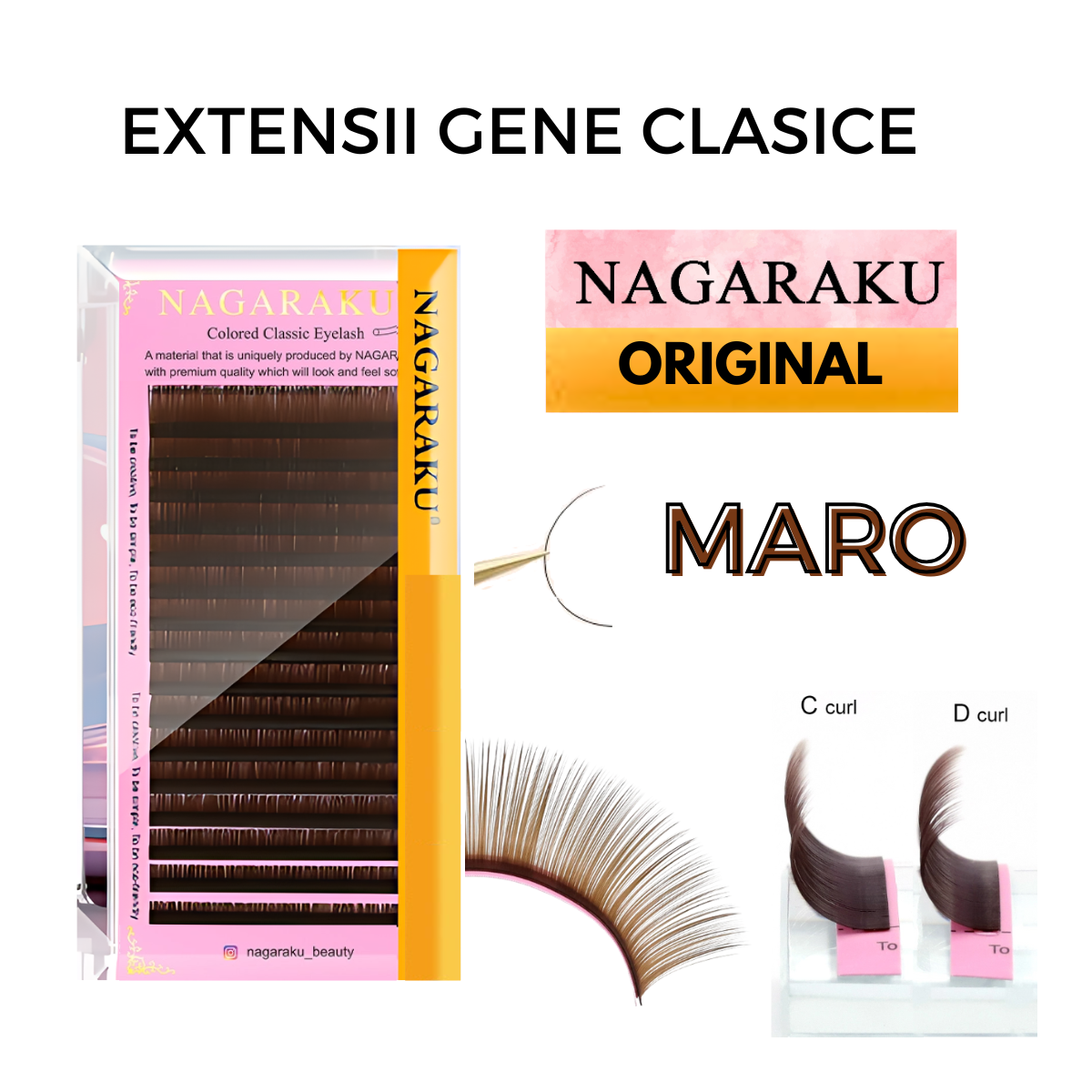 Nagaraku clasic Dark Brown, Extensii gene Maro
