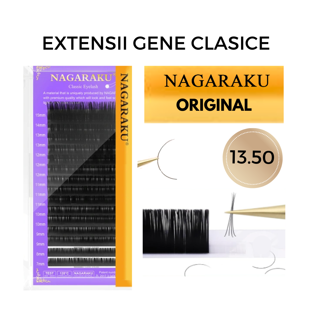 0.05 C Nagaraku ORIGINAL Mink Individual Eyelash Super Soft