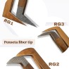 Pinzette FiberTip Rose Gold, per extension ciglia