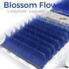 Albastru Volum usor BlOSSOM EASY FAN FLOWER unite la baza, extensii gene false premade 0.07