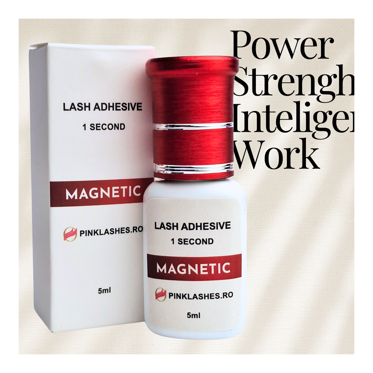 Magnetic Eyelash Extension Adhesive – 6–7 Weeks Retention | Fast Drying 0.5–1 sec