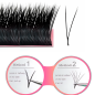 2D V dublat 0.10 Extensii gene premade auto fan, curbura D