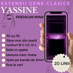 0.15 C - 20 linii, Yassine Super soft si elastice, Extensii gene Premium